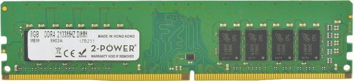 Productafbeelding 2-Power 8GB DDR4 2133MHz CL15 DIMM (1 x 8GB, 2133 MHz, DDR4 RAM, DIMM 288 pin)