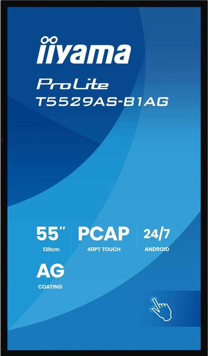 Image du produit iiyama LFD ProLite T5529AS-B1AG (3840 x 2160 pixels, 54.60")