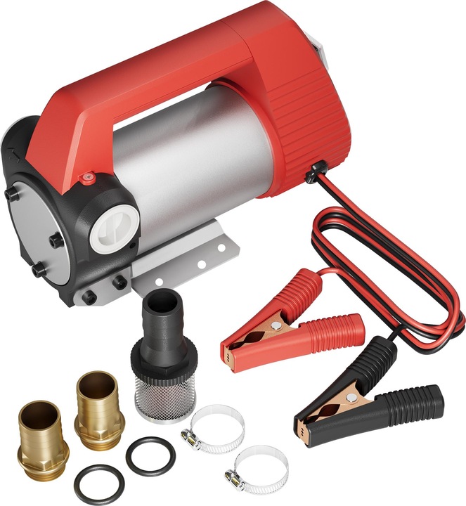 Produktbild Wiltec Bio Dieselpumpe 12V 160W 40l/min Heizölpumpe selbstansaugend Absaugpumpe