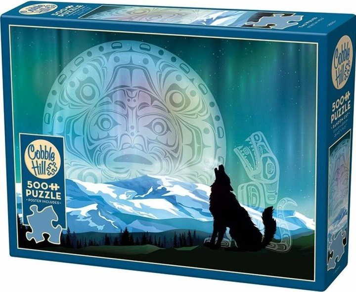 Actual product image Cobble Hill Puzzle Zwei Wölfe 500 Teile (500 pieces)