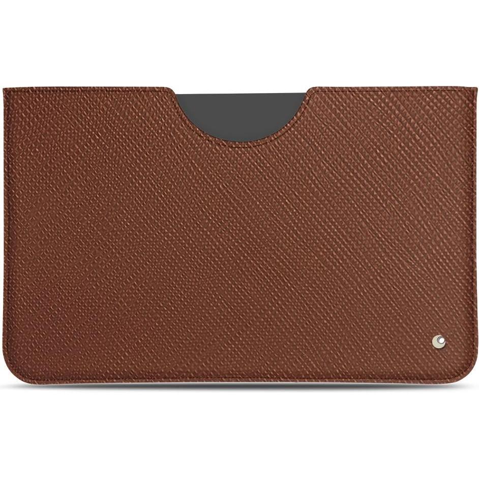 Noreve Lederschutzhülle (iPad 10.2 2019), Tablet Hülle, Braun