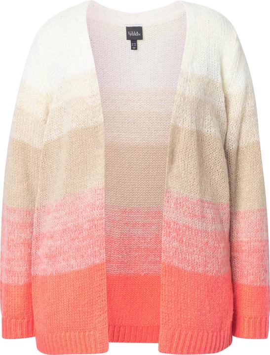 Produktbild Ulla Popken Strickjacke, Farbverlauf, ohne Verschluss, Langarm (56)