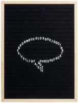 Actual product image Multi Tavle Securit 80x60x2 cm ramme af trae med 360 bogstaver/tal og ikoner,6 pcs/krt