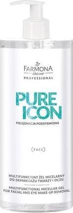 Produktbild Farmona PROFESSIONAL Pure Icon Multifunctional Micellar Gel For Facial & Eye Make-Up Removal (500 ml)