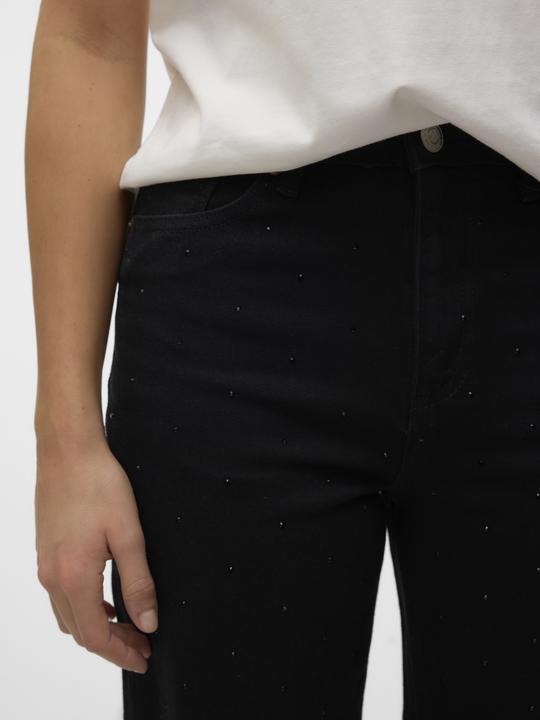 Actual product image Vero Moda VMTESSA Hohe Taille Weiter Beinschnitt Jeans Weit geschnitten (W29/L30)