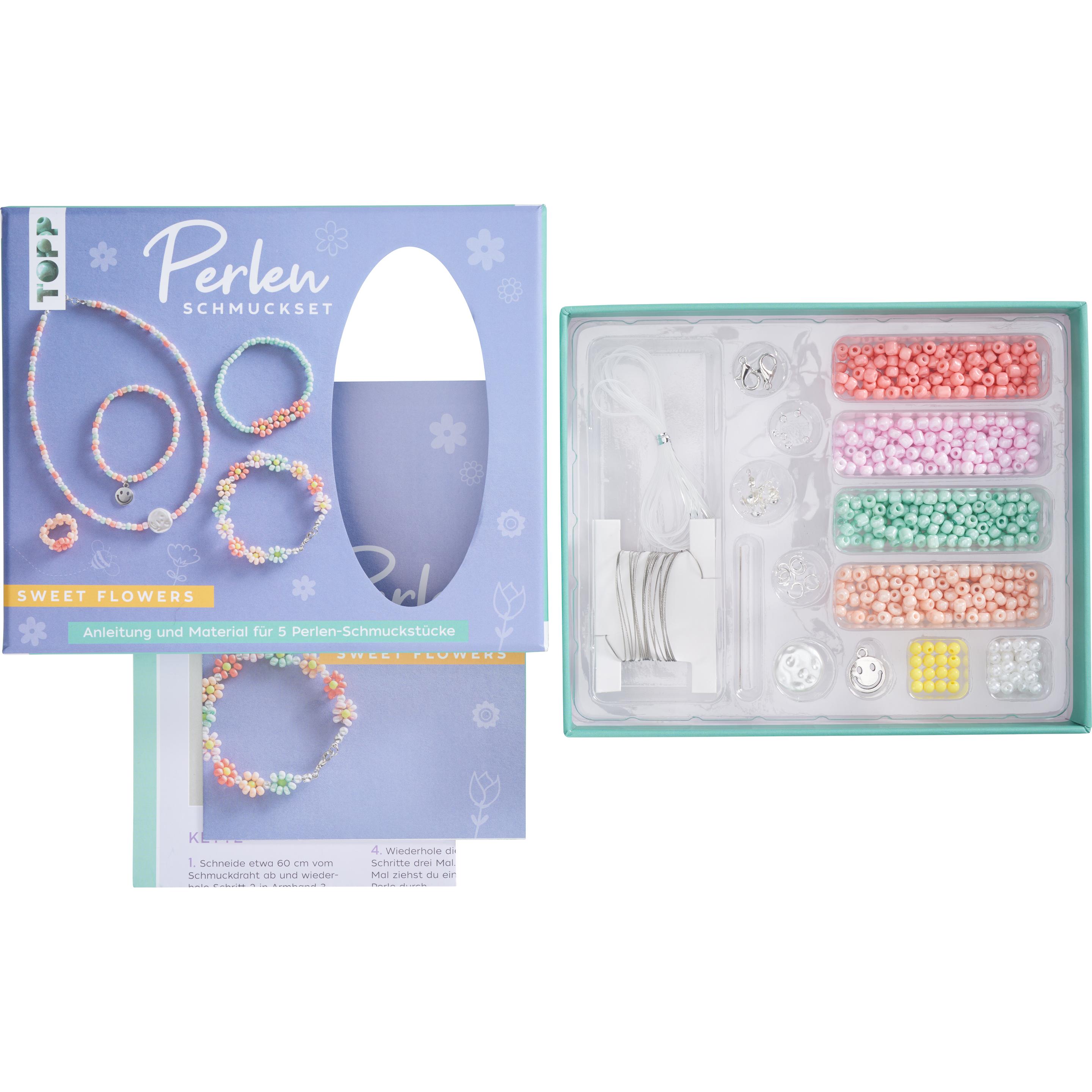 Thumbnail - Topp Perlen-Schmuckset Sweet Flowers