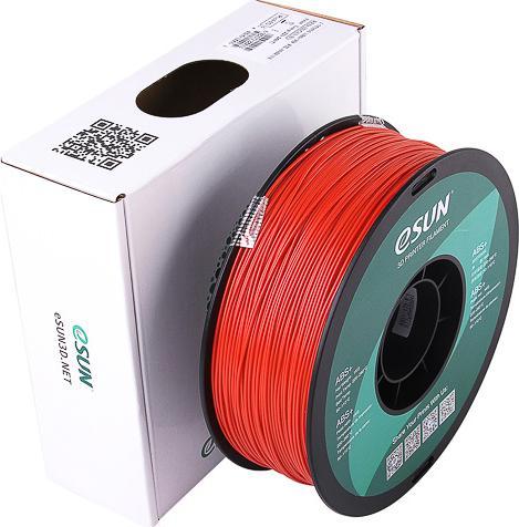 Actual product image eSUN ABS+ 1.75mm Red 1kg 3D Filament (ABS, 1.75 mm, 1000 g, Red)