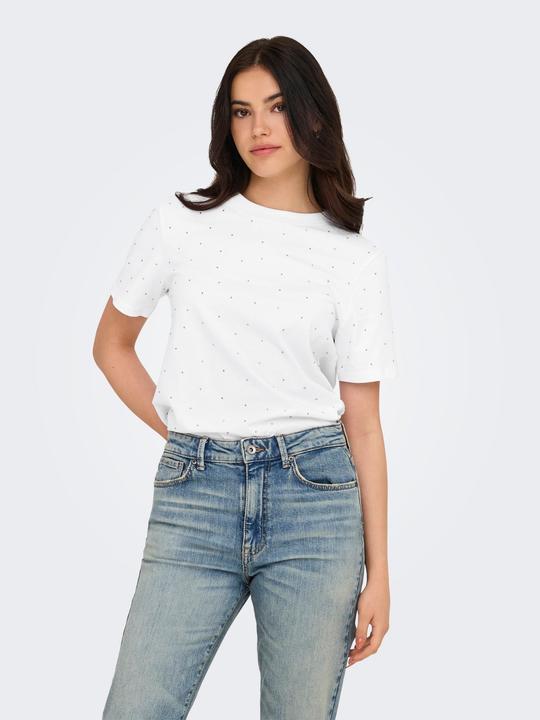 Actual product image Only Onlmonja S/S Studs Tee Jrs (L)