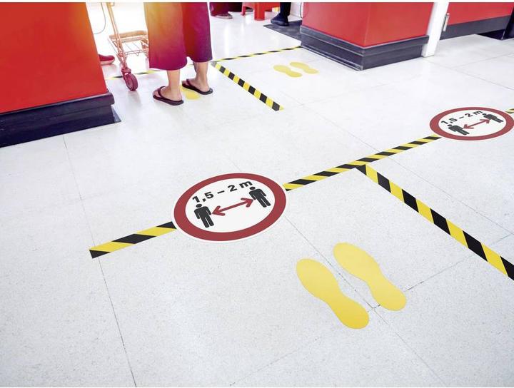Actual product image Durable Floor marking form foot, removable