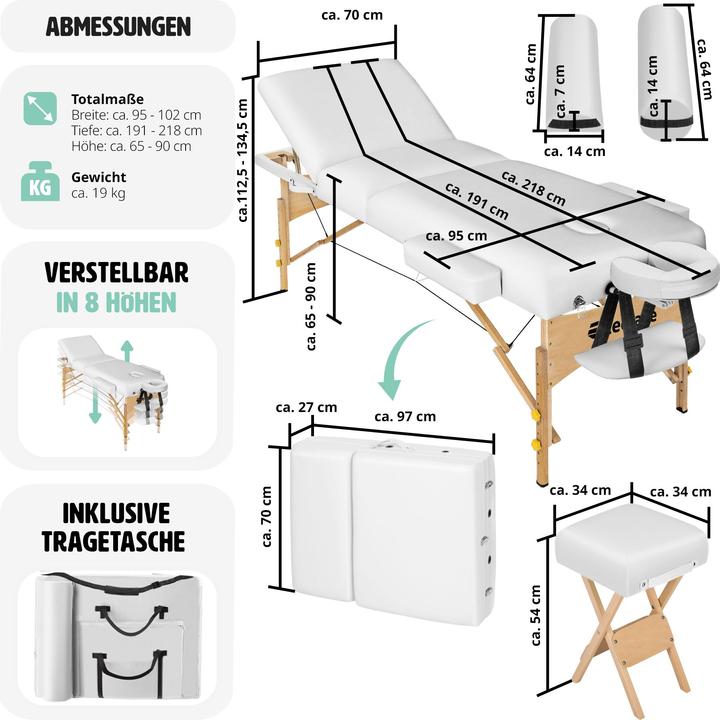 Produktbild tectake Massageliege