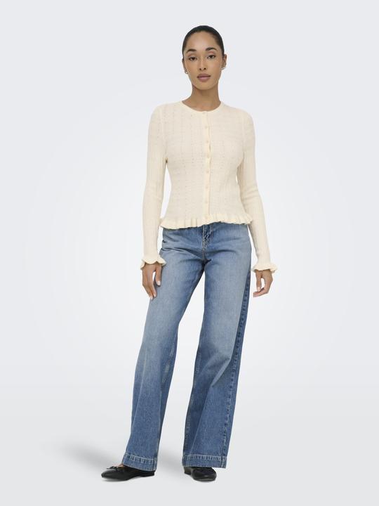 Produktbild Only Onlibi Ls O-Neck Frill Cardi Ex Knt (M)