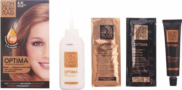 Immagine prodotto Llongueras OPTIMA colore per capelli #8.32-biondo chiaro naturale (8.32)