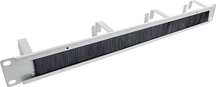 Produktbild InLine 19" Kabel Durchführungsplatte mit 4 Bügel
