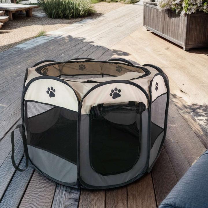 Actual product image Intirilife Pet Playpen Play Tent (Dog tent)