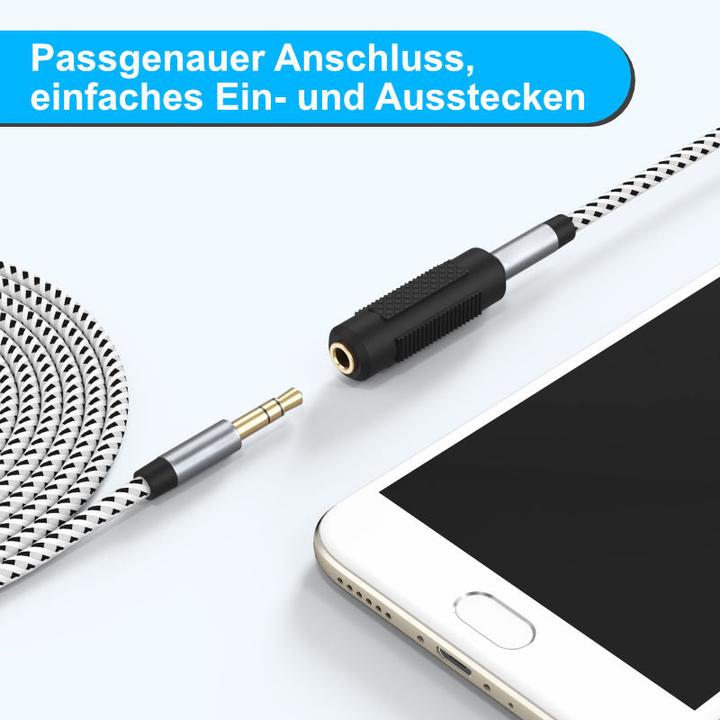 Actual product image Hermex female audio adapter jack adapter female to female jack coupling