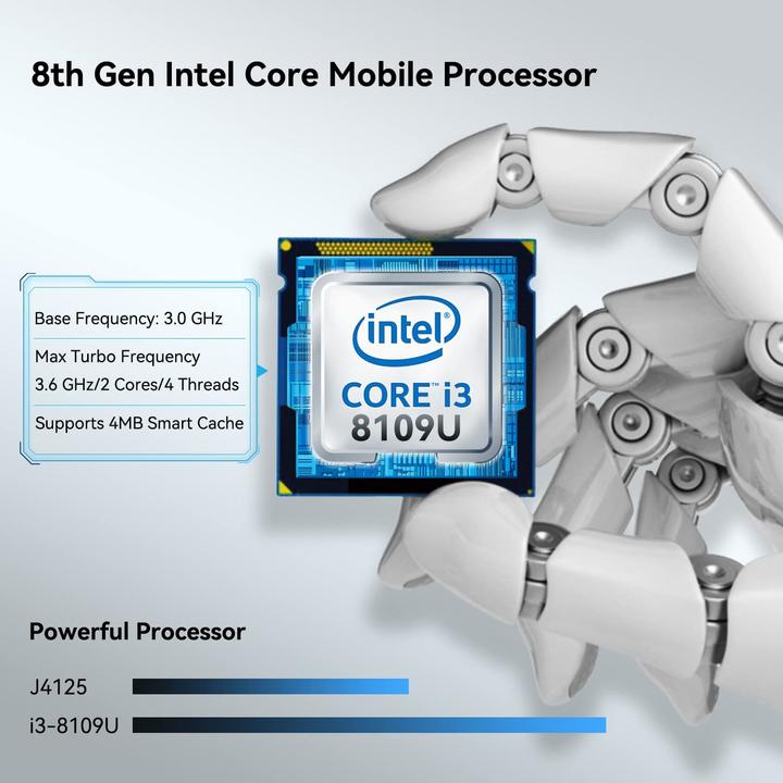 Image du produit Geekom Mini IT8 SE (i3-8109U, 8GB Ram, 256GB SSD)