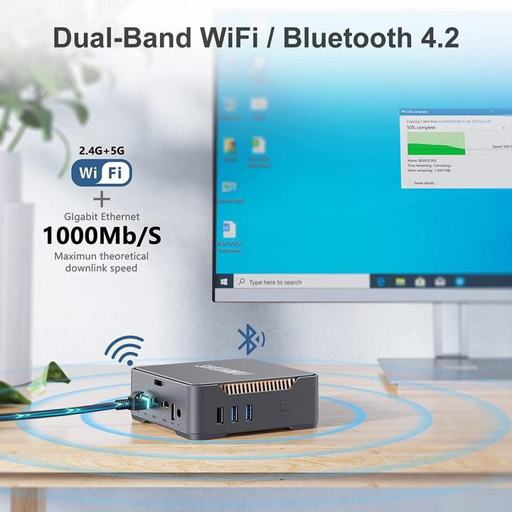 Actual product image Snunmu GK3 Mini PC (Celeron J4125, 12GB Ram, 128GB M.2)
