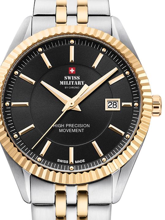Actual product image Swiss Military quartz (Analogue wristwatch, 40 mm)