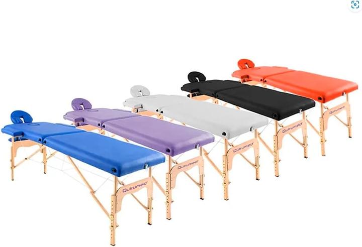 Actual product image Quirumed Easy Folding Wooden Massage Chair