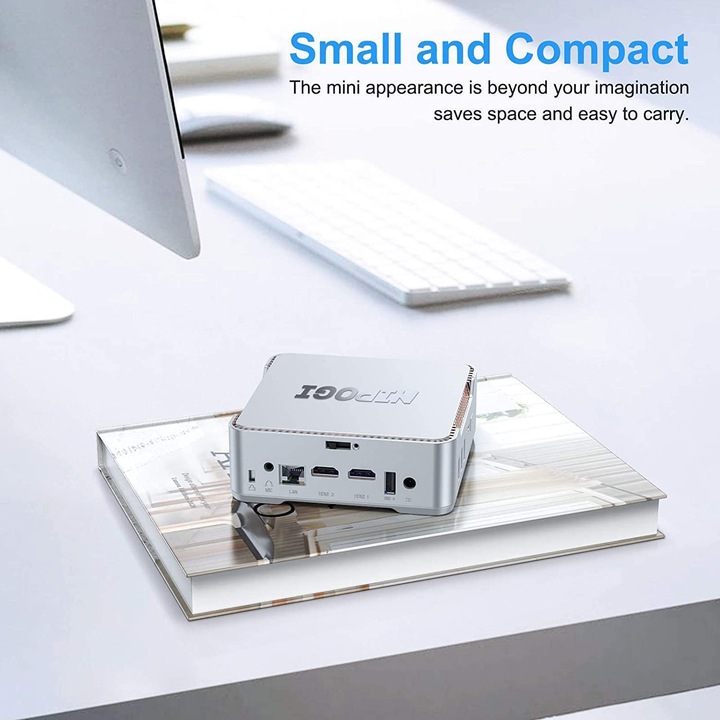 Produktbild NiPoGi GK3 Mini PC (Celeron J4125, 8GB Ram, 256GB M.2)