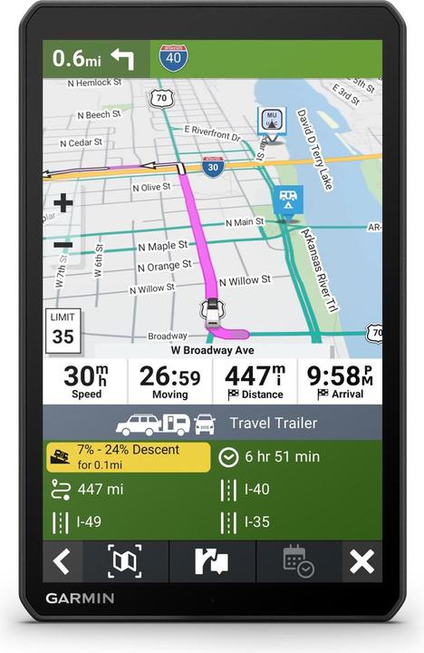 Actual product image Garmin Camper 895 MT-S (8")