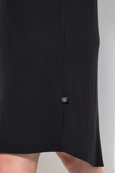 Produktbild Ulla Popken Nachthemd, oversized, Hemdkragen, V-Ausschnitt, Halbarm (62)