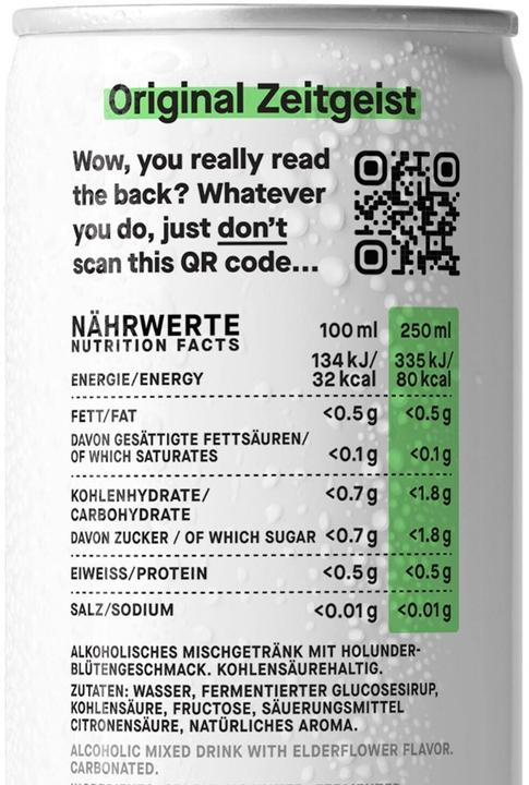 Produktbild Sparklys Holunder (6 x 25 cl)