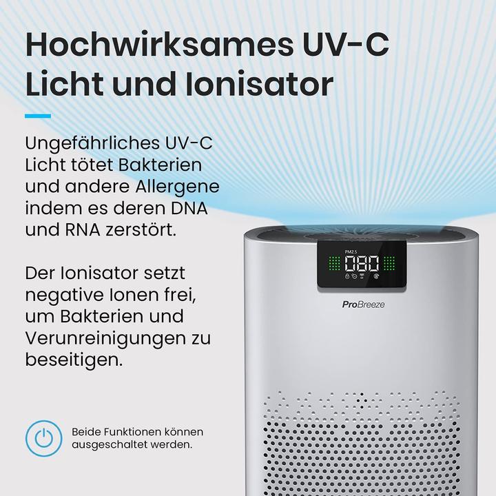 Image du produit Breeze Purificateur d'air jusqu'à 140m2 (140 m²)