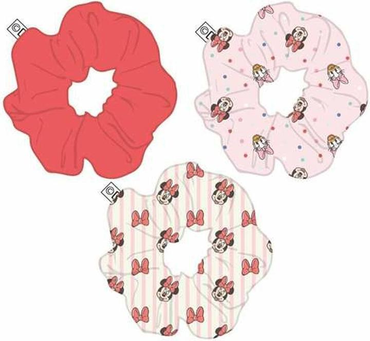Produktbild Disney Kinder Haar Scrunchies 3 Stück Minnie (Haargummi Set)