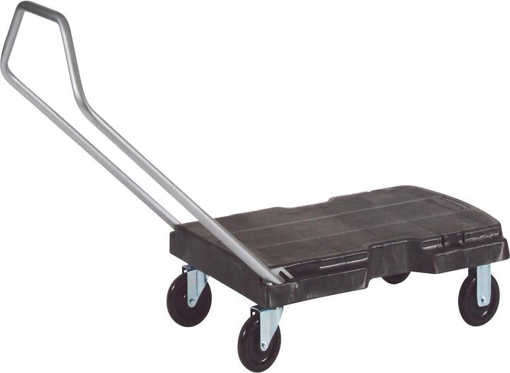 Actual product image Rubbermaid Transport trolley Triple trolley black-grey 3-point handle for optimum handling