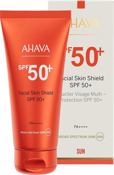 Actual product image Ahava Facial Skin Shield SPF50+ (Sun cream face, SPF 50+, 50 ml)