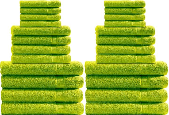 Produktbild Casativo Handtuchset 24-teilig, je 8 Gäste-, Hand- und Badetücher (100 x 150 cm, 50 x 100 cm, 50 x 30 cm)