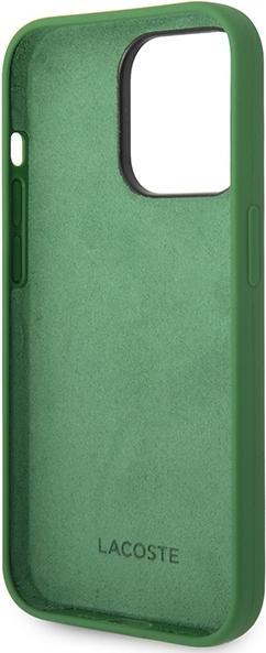Produktbild Lacoste Hardcase Liquid Silicone Patchwork für Apple iPhone 14 Pro - green (Apple iPhone 14 Pro)