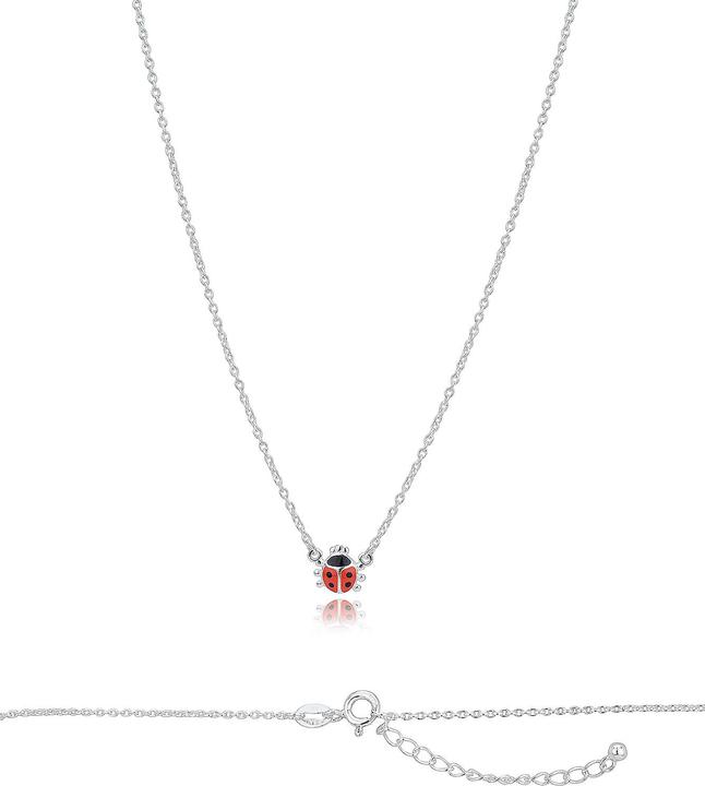 Immagine prodotto Leyda Gioielli per bambini Ladybug (38 cm, Argento 925, Smalto)