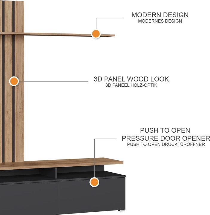 Image du produit Vicco Harro (200 x 45 x 139 cm)