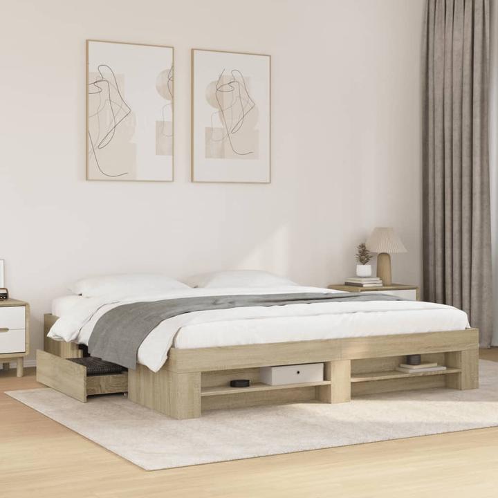 Actual product image vidaXL Bedstead (200 x 200 cm)
