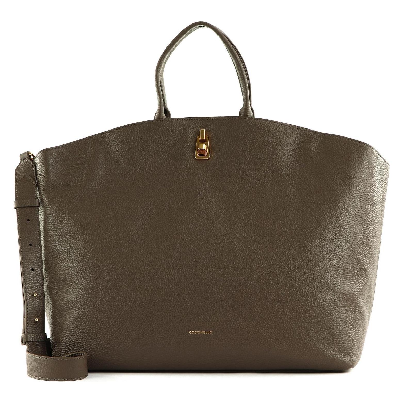 Coccinelle, Damen, Handtasche, Magie Soft Handbag Grained Leather, Braun
