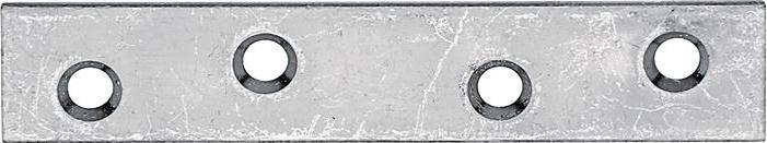 Immagine prodotto GAH Connettore piatto Lunghezza 80 mm Larghezza 15 mm Spessore 1,75 mm Acciaio zincato sendzimir Numero (Connettori piatti, 100 pz.)