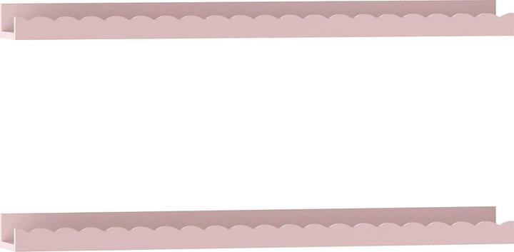 Produktbild En.Casa Kinder-Wandregal 2er Set Vestnes 60x10x5 cm Cotton Candy