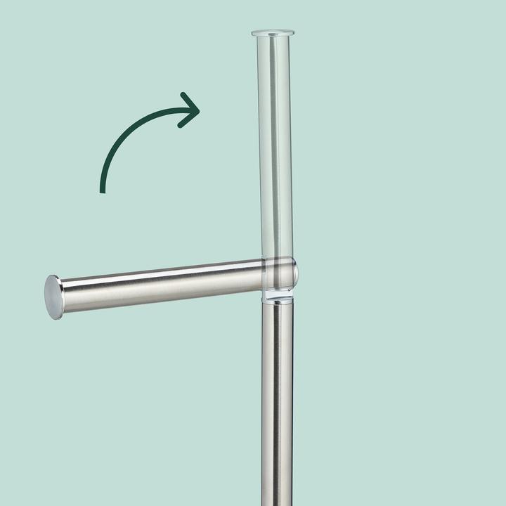 Actual product image Relaxdays WC Garnitur Edelstahl