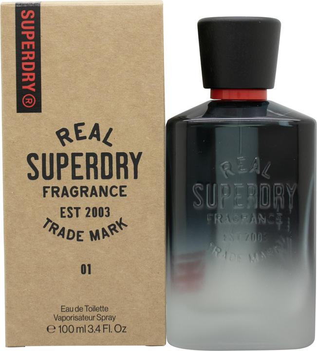 Superdry Real 01 For Men Eau de Toilette 100ml Spray (Eau de toilette, 100 ml)