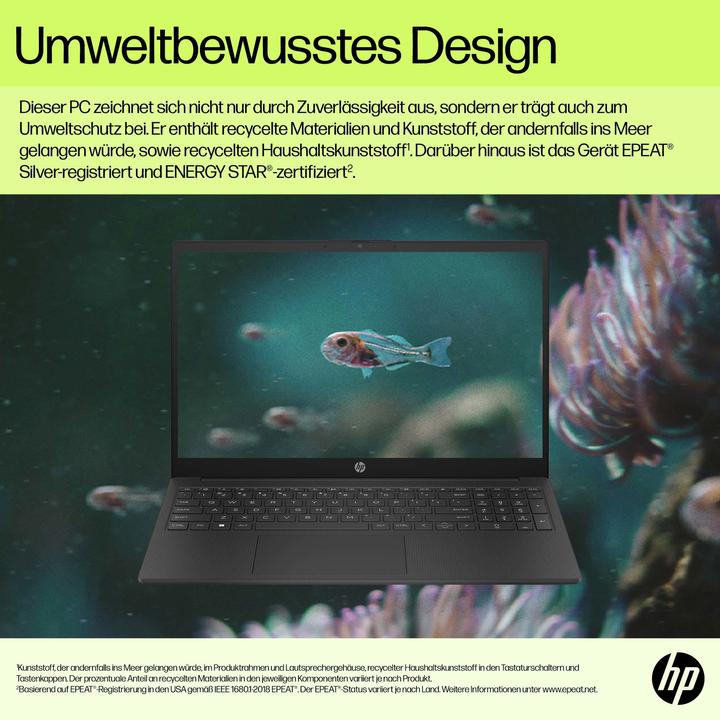 Produktbild HP 15-fd0033ng (15.60", 256 GB, 8 GB, DE, Intel Core i3-1315U)