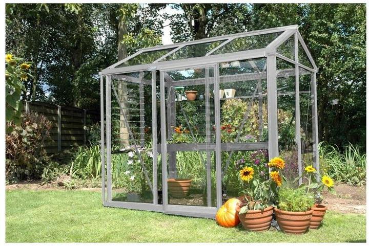 Actual product image Colibri Helios Urban greenhouse, aluminium 162 x 236 x 217 cm, glass 4 mm