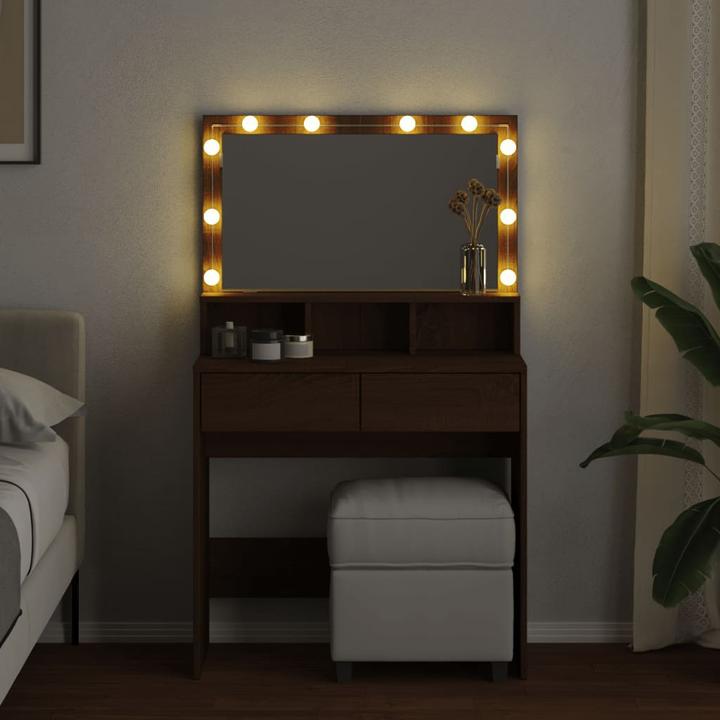 Produktbild VidaXL Schminktisch mit LED (80 x 41 x 134.5 cm)
