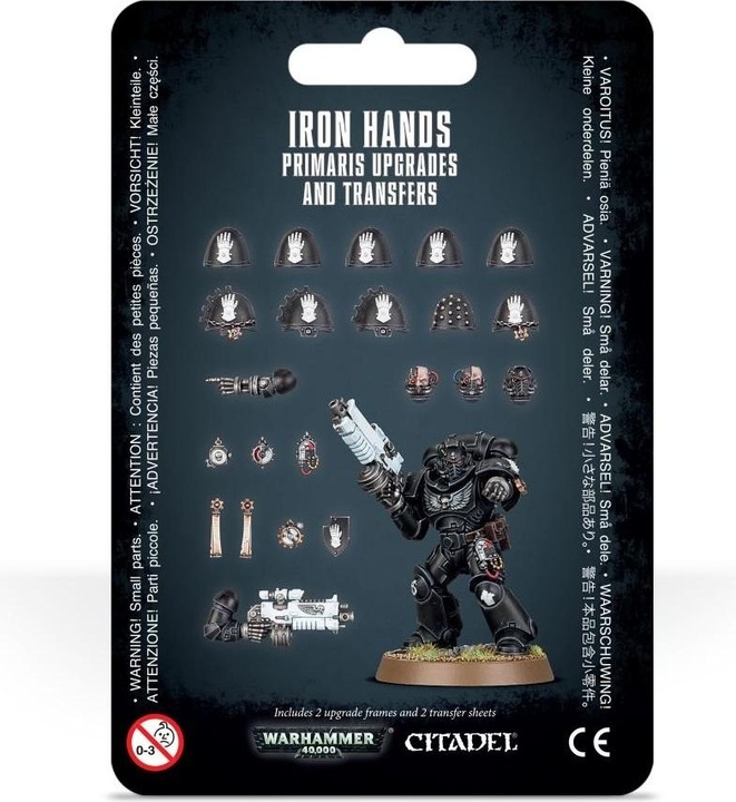Produktbild Games Workshop Iron Hands Primaris Upgrades and Decals
