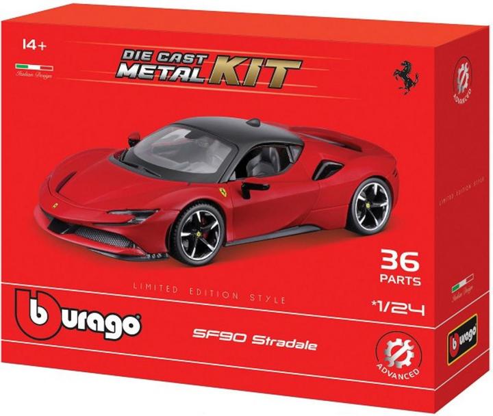 Actual product image Burago Model Kit Ferrari ReP SF90 Scale