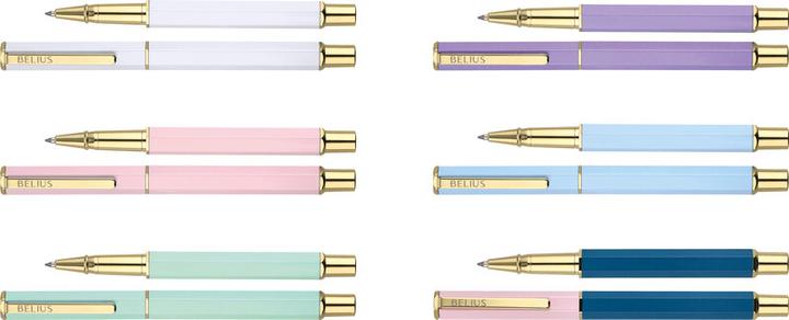 Image du produit Belius Stylo à bille Macaron Bliss (Blanc, 1x)