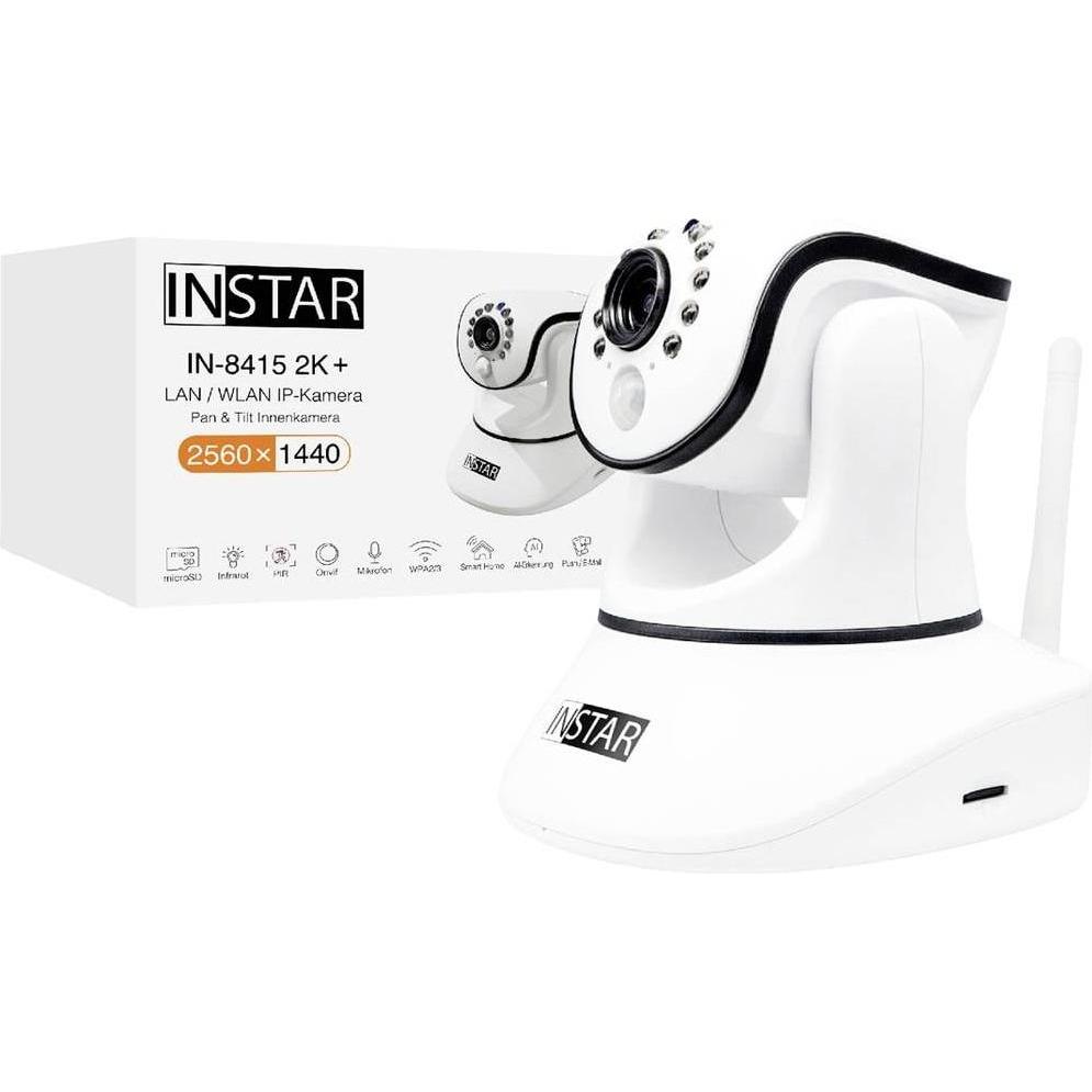 Instar IN-8415 2K+ POE/WLAN ws 14084 WLAN Telecamera di sorveglianza IP 2560 x 1440 pixel (2560 x 1440 Pixels), Telecamera di rete, Bianco