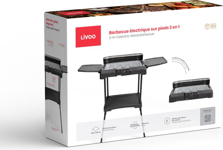 Produktbild Livoo Elektrischer Standgrill 2 in 1 (2.20 kW)