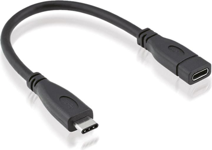 Roline USB cable extension (0.15 m, USB 3.2, 100 W)